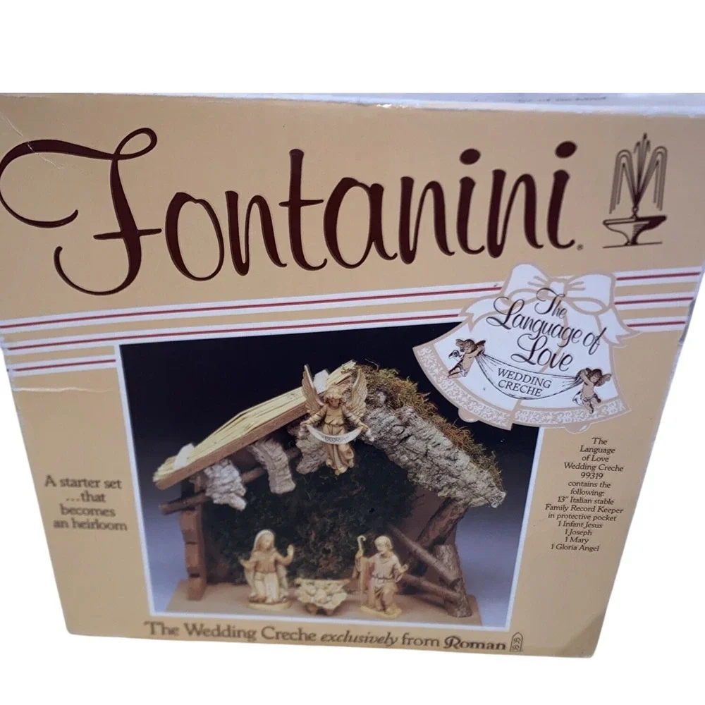Fontanini The Language of Love Wedding Creche Nativity Set Roman 99319 Italian